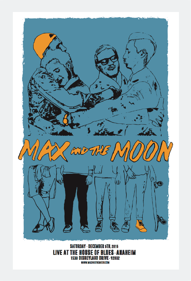max and the moon poster